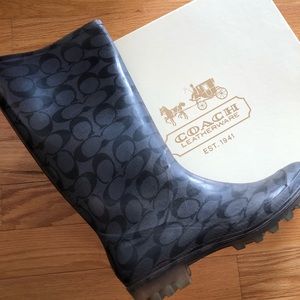 COACH Monogram Rainboots
